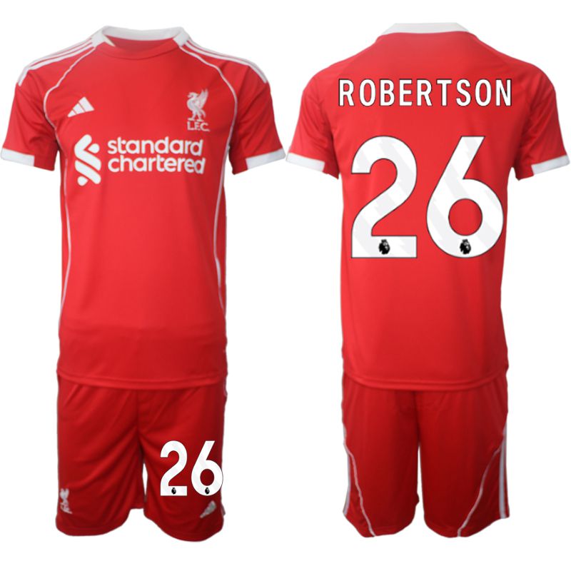 Men 2025-2026 Season Club Liverpool home red #26 Soccer Jersey